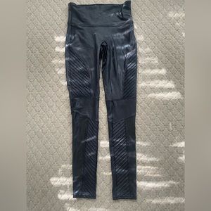 SOLD‼️SPANX Faux Leather Moto Leggings
